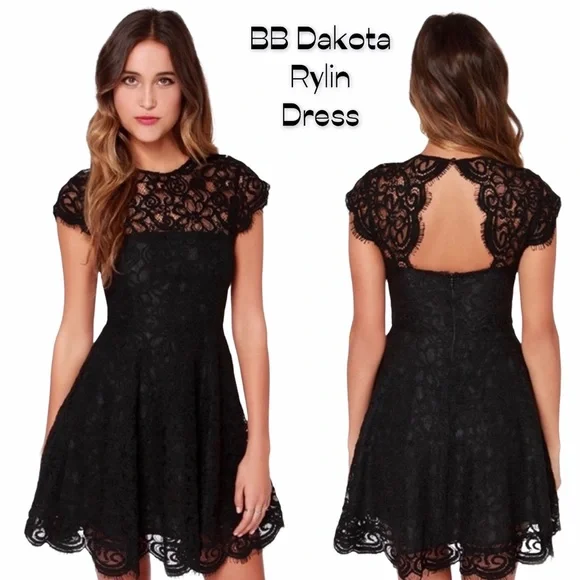 black lace cardigans for dresses Zoey Lace Cardigan (Black) main image 1
